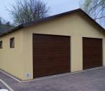 Omítnutá montovaná garáž - celá SR