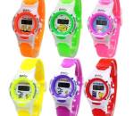Detské farebné LED hodinky